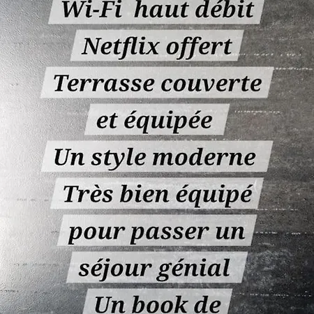 Appart F2 Moderne Avec Terrasse دْراسي